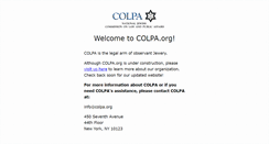 Desktop Screenshot of colpa.org