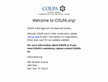 Tablet Screenshot of colpa.org
